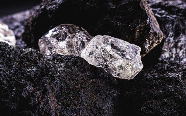 Rough diamond, from mines